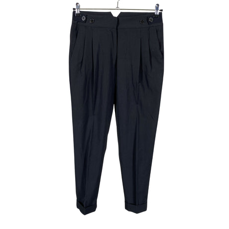 Unisex Sandro Paris - Straight leg trousers, size 40 - Black ()