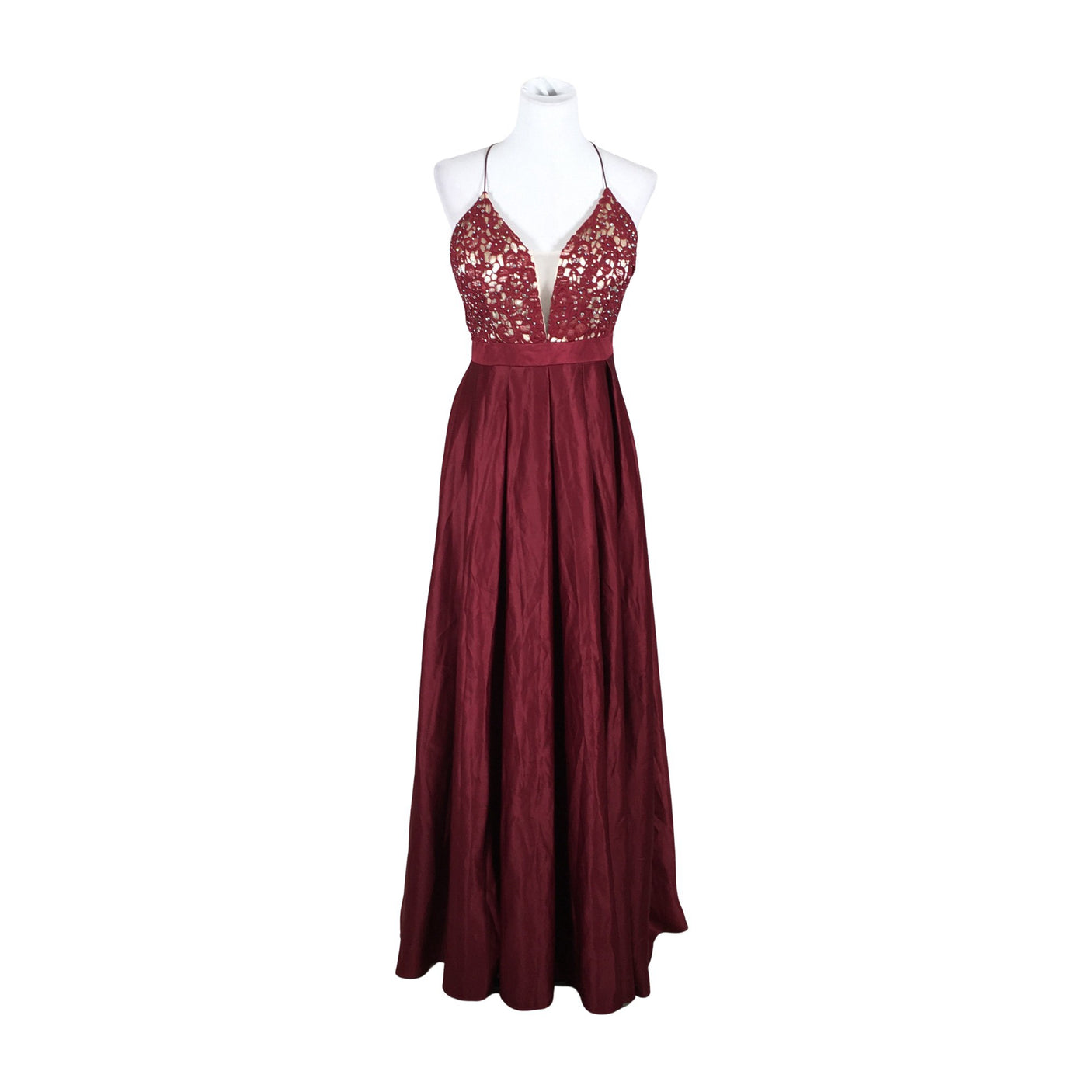 Unisex Eva & Lola - Evening dress, size 40 - Wine red (1)