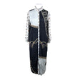 Unisex Mucho Gusto - Schiffon dress, size 42 - Blue ()