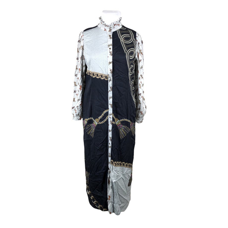 Unisex Mucho Gusto - Schiffon dress, size 42 - Blue ()