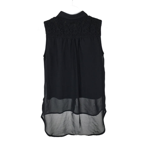Unisex Lindex - Schiffon tunic, size 134 - 140 - Black (2)