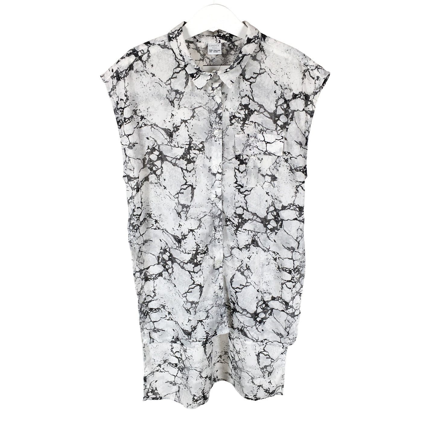 Unisex Lindex - Schiffon dress, size 134 - 140 - Gray (1)