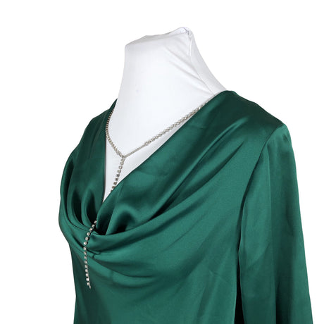 Unisex Joseph Ribkoff - Party shirt, size 44 - Green (2)