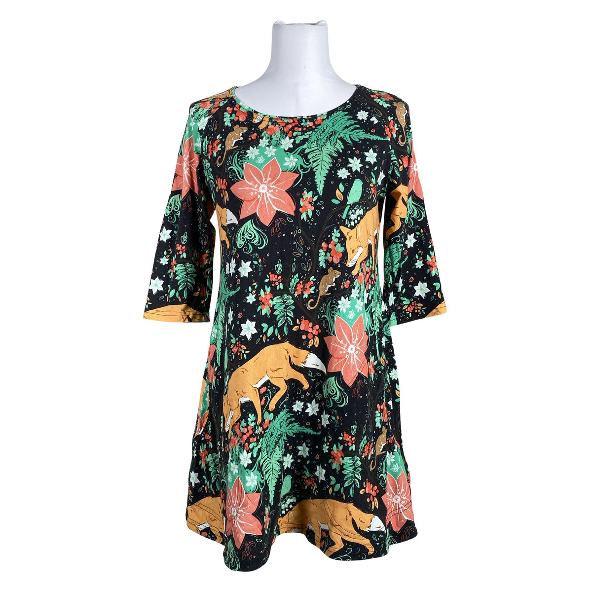 Unisex Ehta - Tricot dress, size 38 - Black (1)