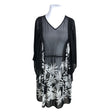Unisex Studio - Schiffon dress, size 40 - Black ()