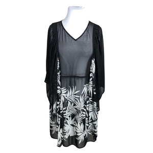 Unisex Studio - Schiffon dress, size 40 - Black (1)