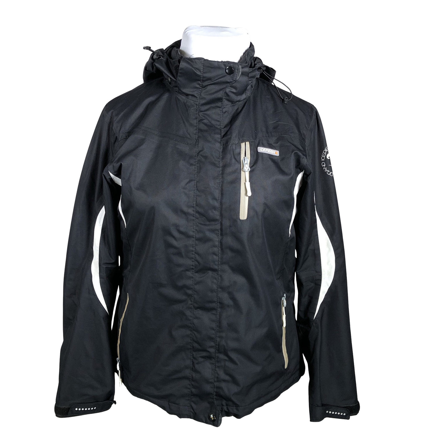 Unisex Icepeak - Outdoor jacket, size 42 - Black (1)