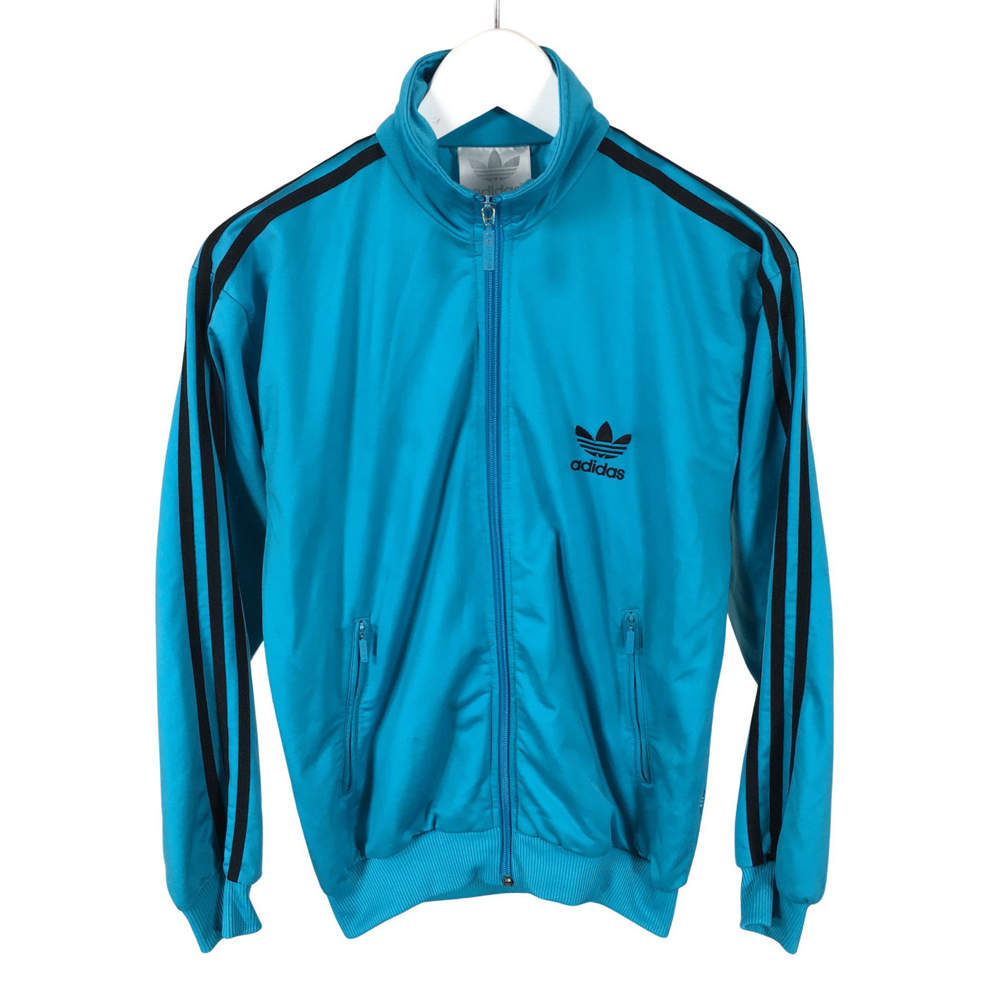 Unisex Adidas - Track jacket, size 158 - 164 - Turquoise (1)