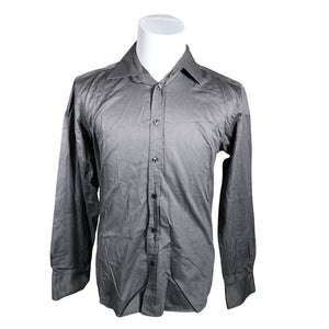 Unisex Selected - Collared shirt, size L - Gray (1)
