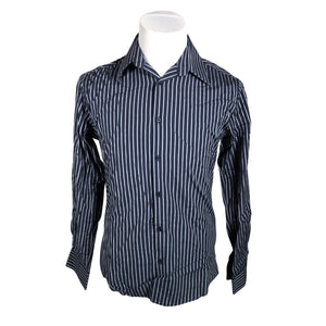 Unisex Frank Q - Collared shirt, size M - Blue (1)