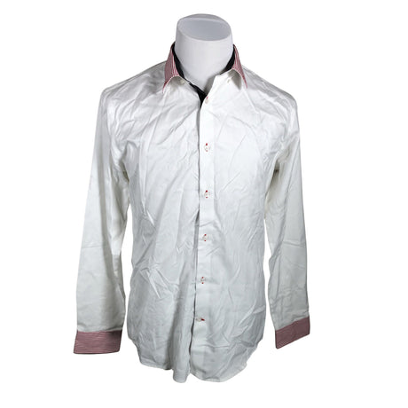 Unisex Petrifun - Collared shirt, size L - White ()