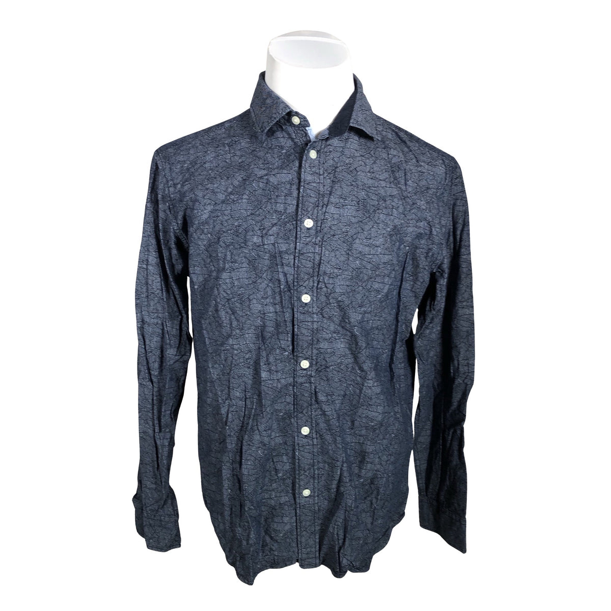 Unisex Selected - Collared shirt, size XL - Blue (1)