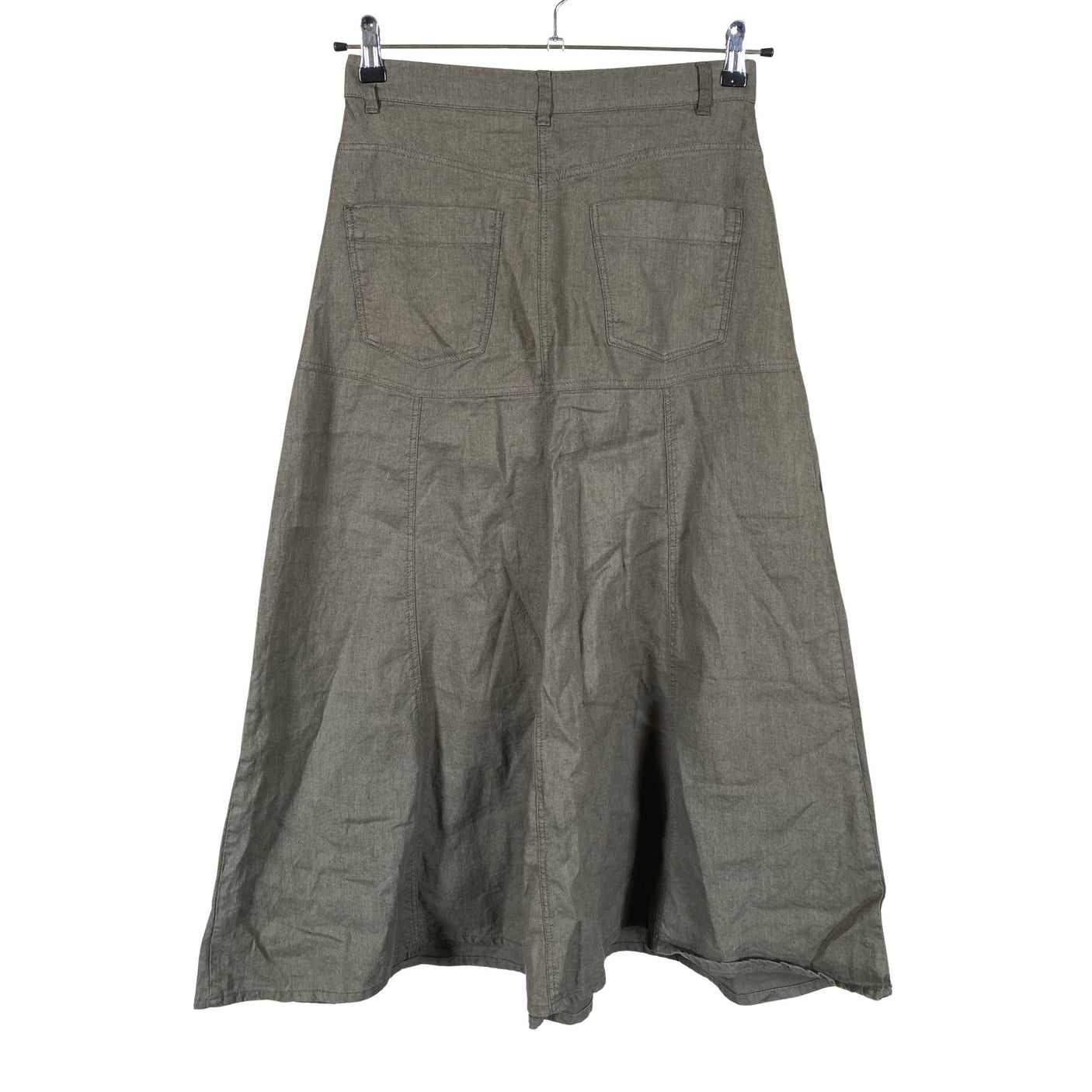 Unisex Massimo Dutti - Fabric skirt, size 36 - Green (2)