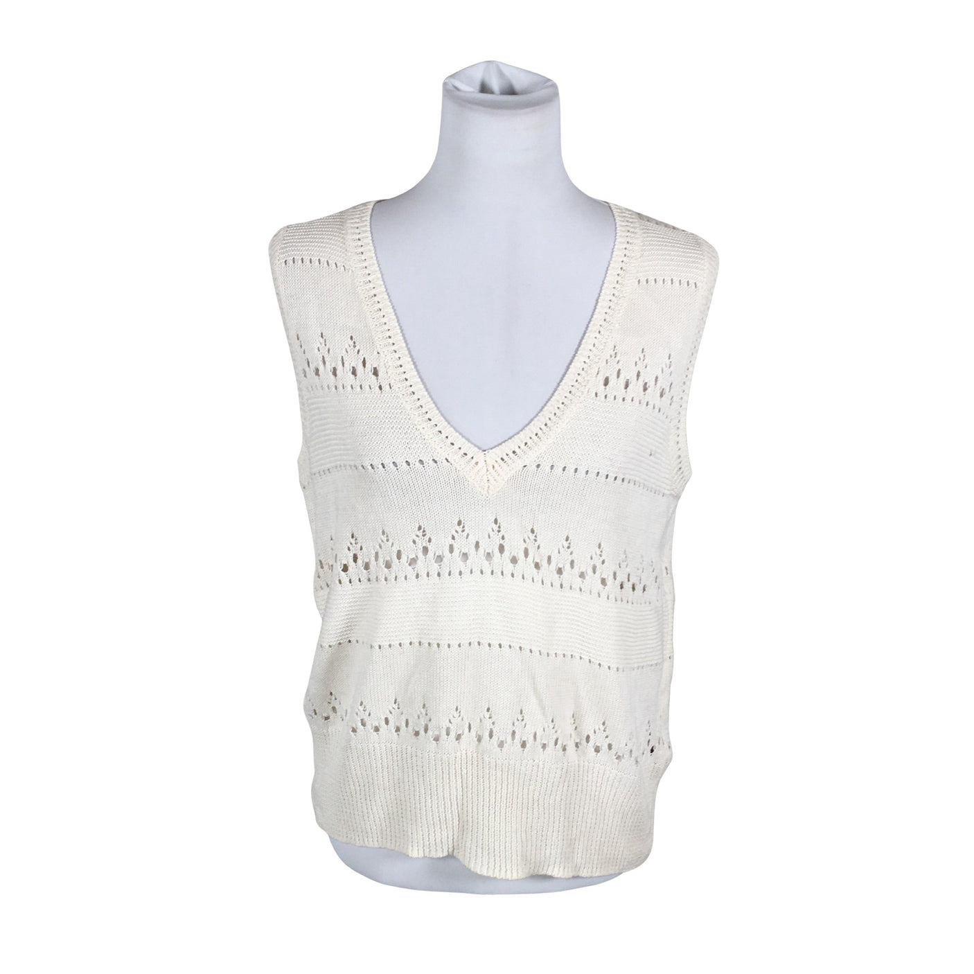Unisex Pulz Jeans - Knit vest, size 36 - Beige (1)