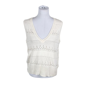 Unisex Pulz Jeans - Knit vest, size 36 - Beige (1)