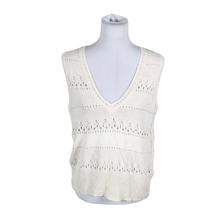 Unisex Pulz Jeans - Knit vest, size 36 - Beige ()