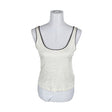 Unisex Massimo Dutti - Tricot tank top, size 38 - Natural white ()