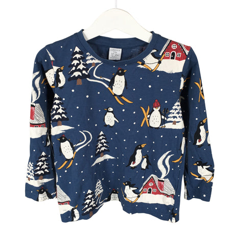 Unisex Lindex - Tricot shirt, size 104 - 110 - Blue ()