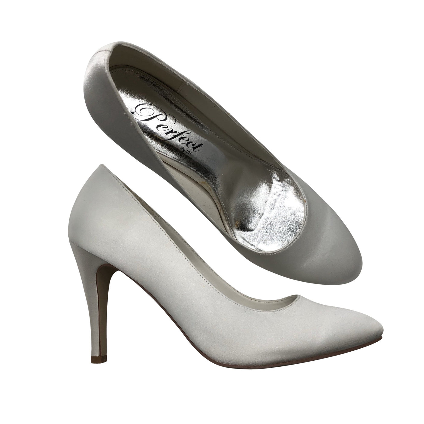 Unisex Perfect by VJ - Evening high heels, size 40 - White (1)