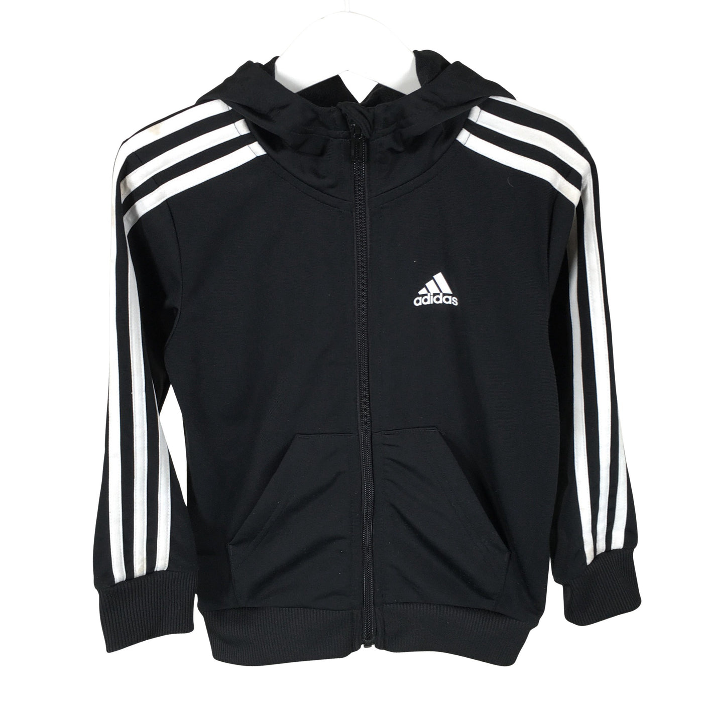 Unisex Adidas - Track jacket, size 104 - 110 - Black (1)