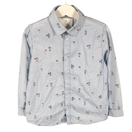 Unisex Mayoral - Collared shirt, size 104 - 110 - Light blue ()