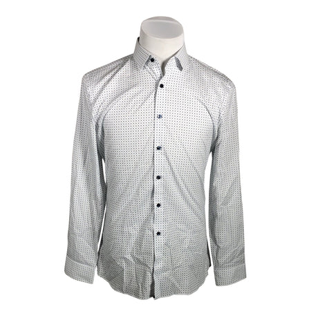 Unisex Olymp - Collared shirt, size L - White ()