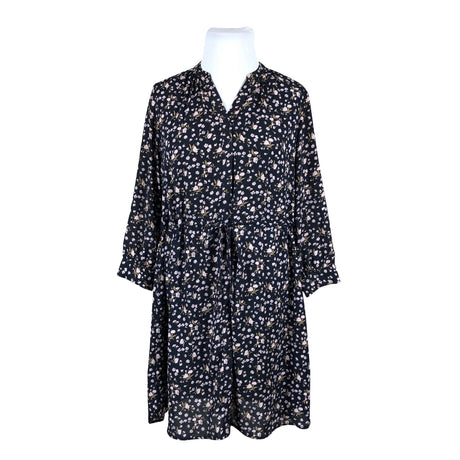 Unisex Selected - Schiffon dress, size 42 - Black ()