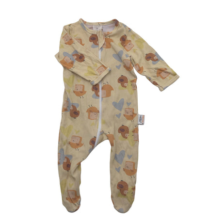 Unisex Hilla - Romper, size 50 - 56 - Yellow ()