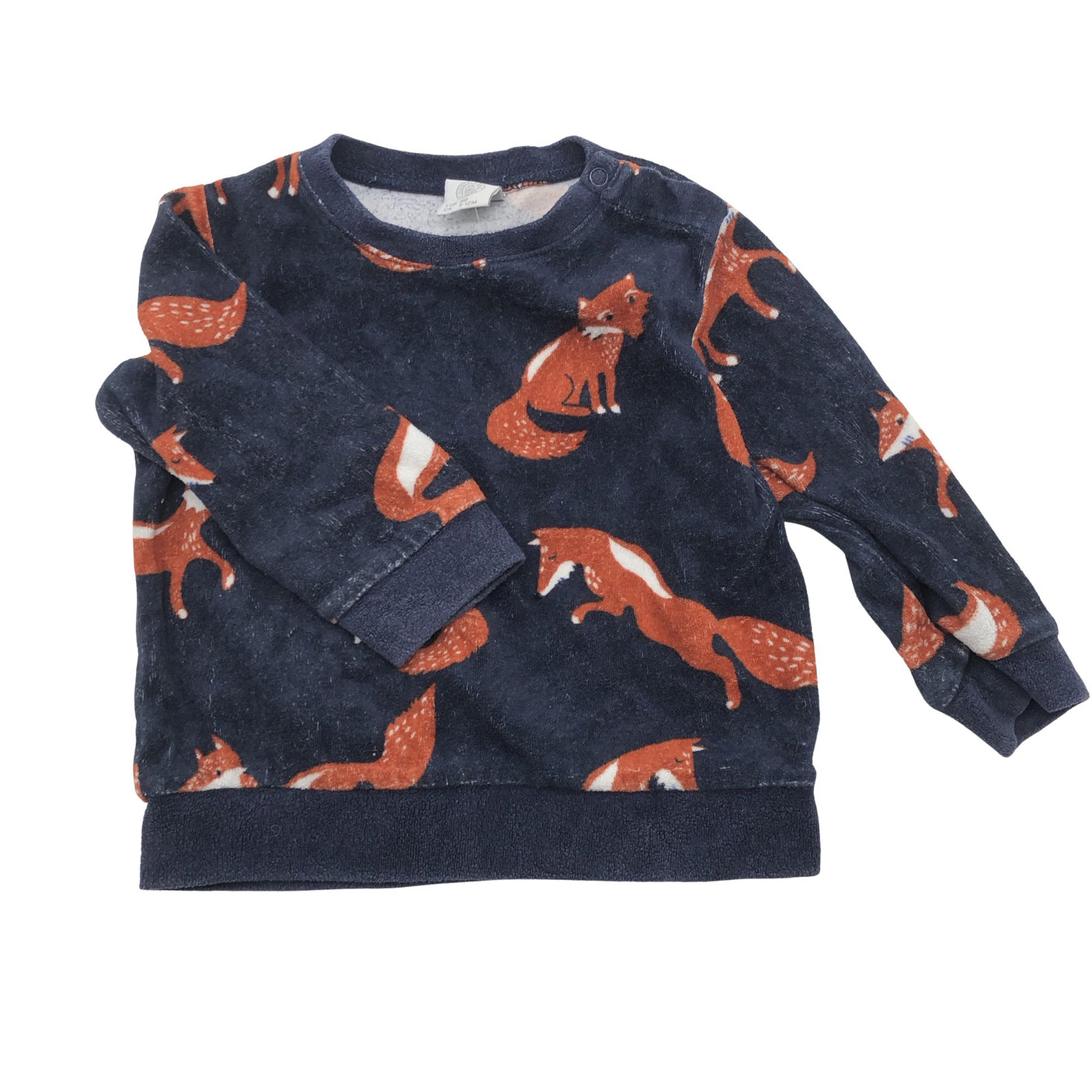 Unisex Lindex - Sweatshirt, size 80 - 86 - Blue (1)