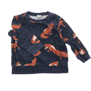 Unisex Lindex - Sweatshirt, size 80 - 86 - Blue (1)