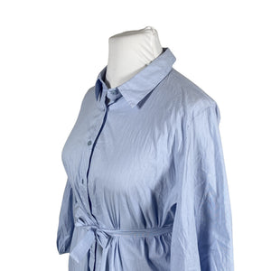 Unisex Persona by Marina Rinaldi - Schiffon dress, size 46 - Light blue (3)