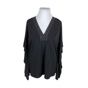Unisex Michael Kors - Short-sleeved blouse, size 42 - Black (1)