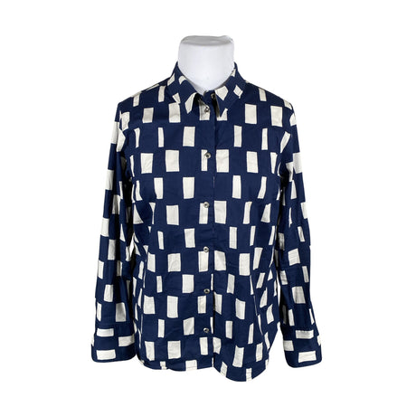 Unisex Marimekko - Collared shirt, size 46 - Blue ()