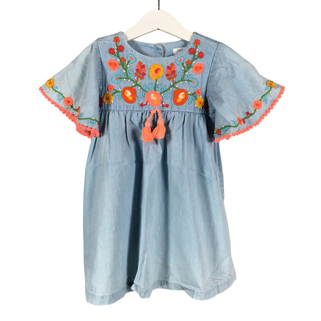 Unisex Next - Denim dress, size 92 - 98 - Light blue ()