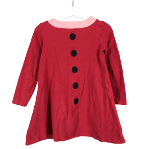 Unisex Moomin by Martinex - Tricot dress, size 98 - 104 - Red (2)