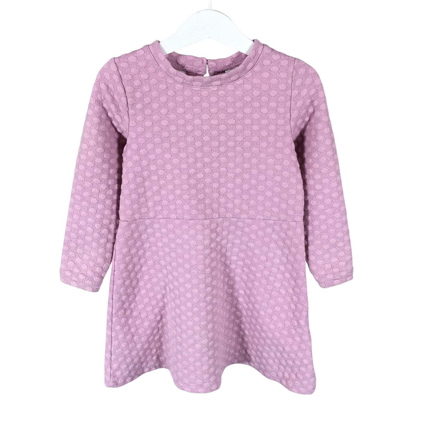 Unisex Name It - Tricot dress, size 104 - 110 - Light pink (1)