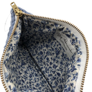 Unisex Handmade - Toiletry bag, size Mini - Blue (2)