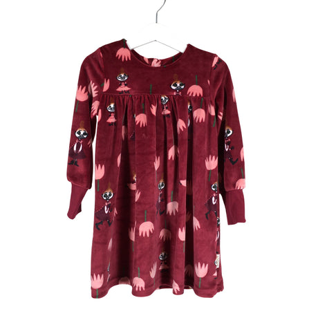 Unisex Moomin by Martinex - Sweatshirt dress, size 92 - 98 - Wine red ()