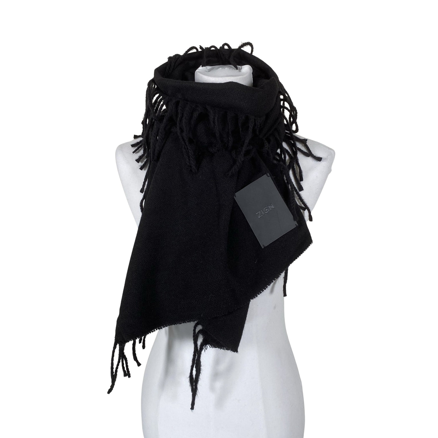 Unisex Zign - Scarf, size Ei kokoa - Black (1)