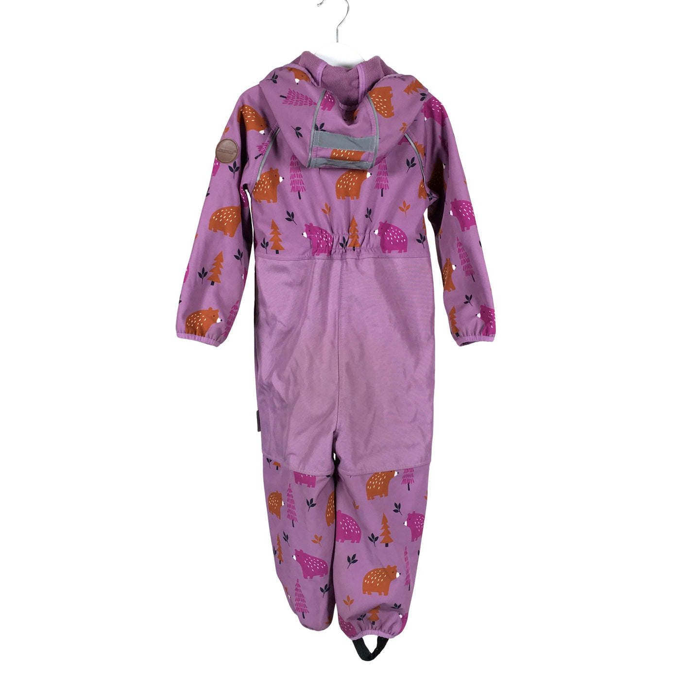 Unisex Jonathan - Soft shell jumpsuit, size 98 - 104 - Violet (2)