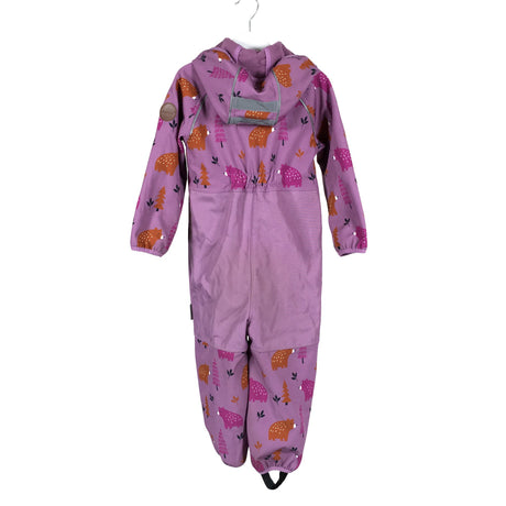 Unisex Jonathan - Soft shell jumpsuit, size 98 - 104 - Violet (2)