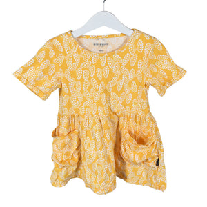 Unisex Finlayson - Tricot dress, size 98 - 104 - Yellow (1)