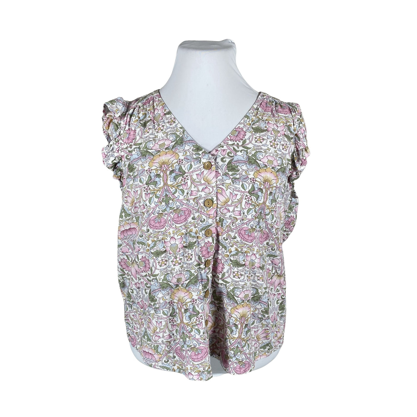 Unisex Next - Short-sleeved blouse, size 44 - White (1)