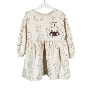 Unisex Next - Sweatshirt dress, size 104 - 110 - Beige (1)
