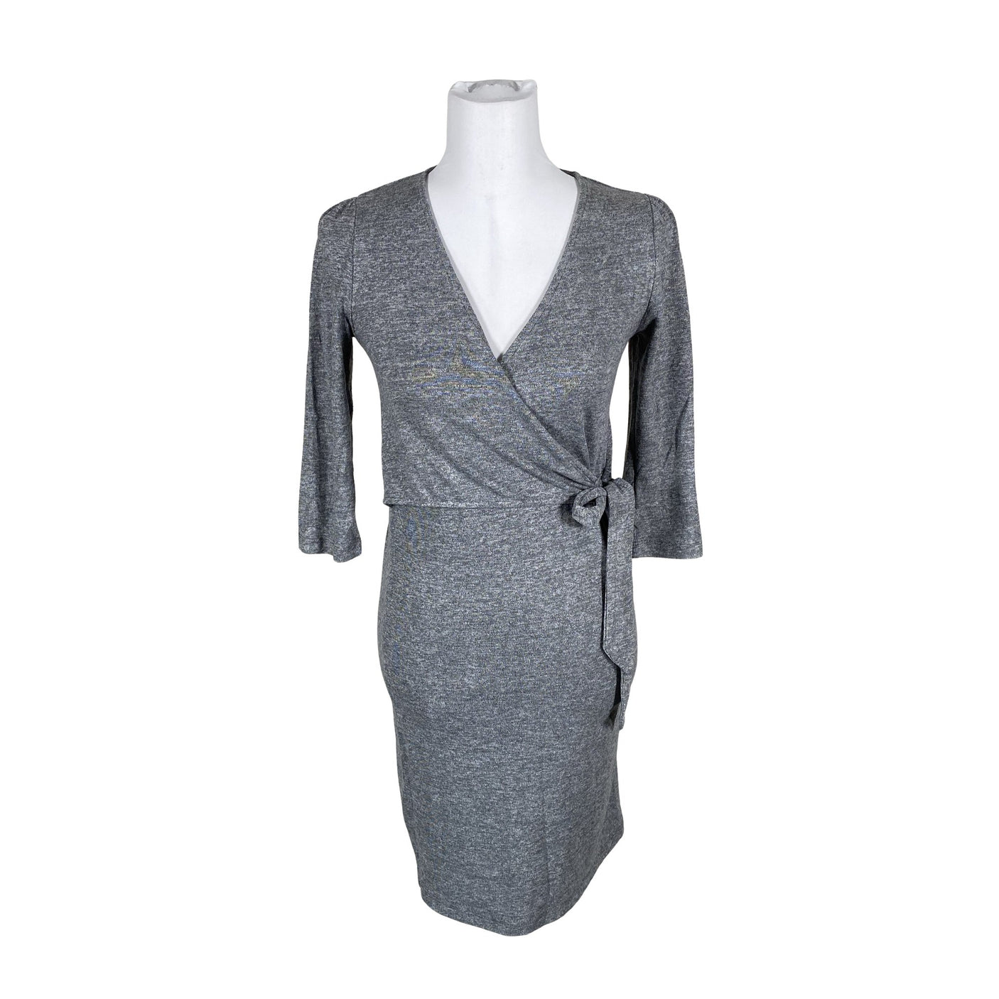 Unisex Mama Licious - Knit dress, size 34 - Gray (1)