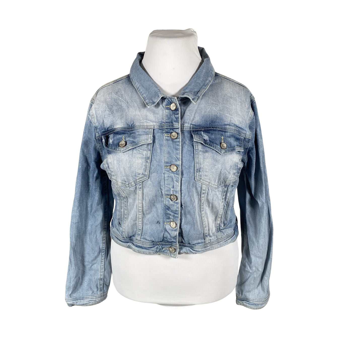 Unisex Sublevel - Denim jacket, size 42 - Light blue (1)
