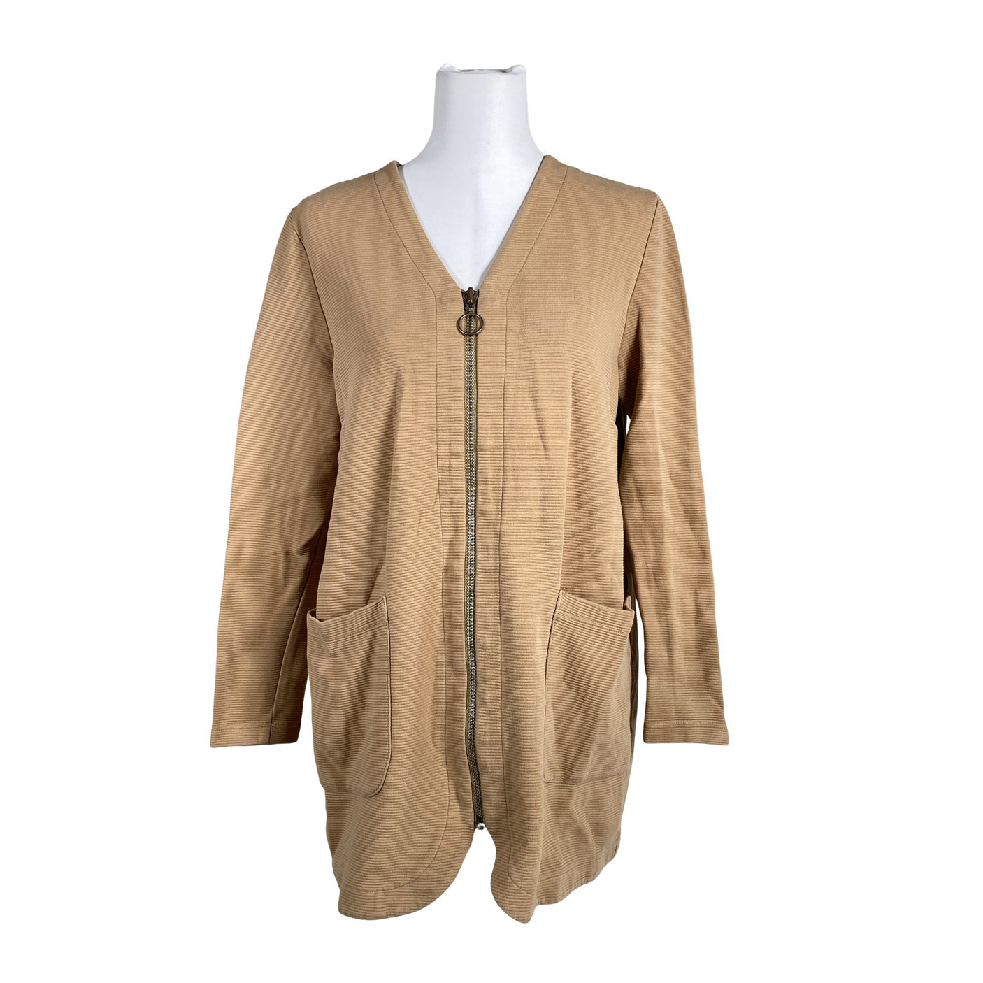 Unisex NOSH - Sweat jacket, size 40 - Brown (1)