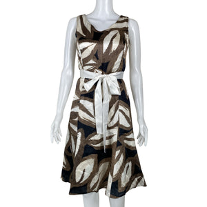 Unisex Tazzia - Schiffon dress, size 34 - Brown (1)