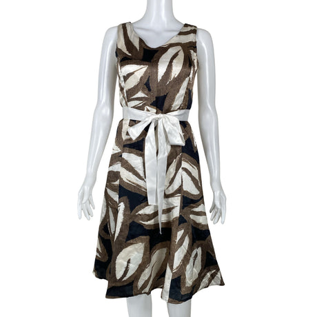 Unisex Tazzia - Schiffon dress, size 34 - Brown ()