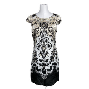 Unisex Share - Schiffon dress, size 34 - Beige (1)
